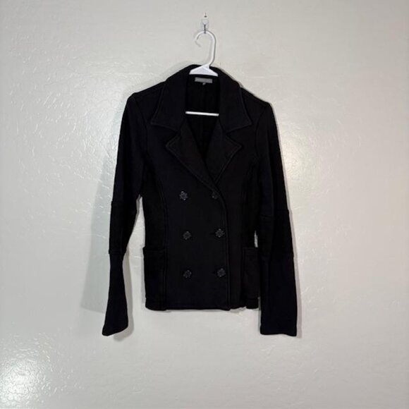 James Perse Jacket Womens Large Double Breasted Blazer Los Angeles Blazer - Picture 1 of 7